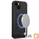 Tagakaaned BMW  Case BMW BMHMP14MSLBLBK iPhone 14 Plus 6.7 "black / black hardcase Silicone Signature Logo Magsafe 