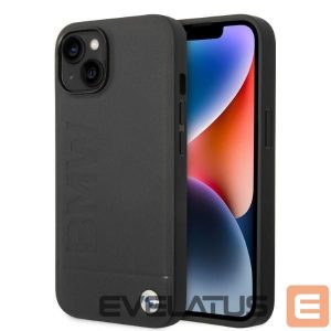 Tagakaaned BMW  Case BMW BMHMP14SSLLBK iPhone 14 6.1 "black / black hardcase Signature Logo Imprint Magsafe 