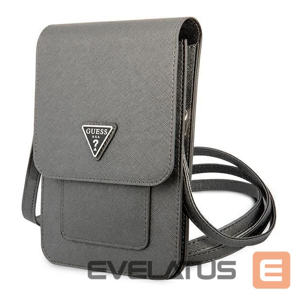 Universaal spordiümbris Guess Guess Handbag GUWBSATMGR gray / gray Saffiano Triangle