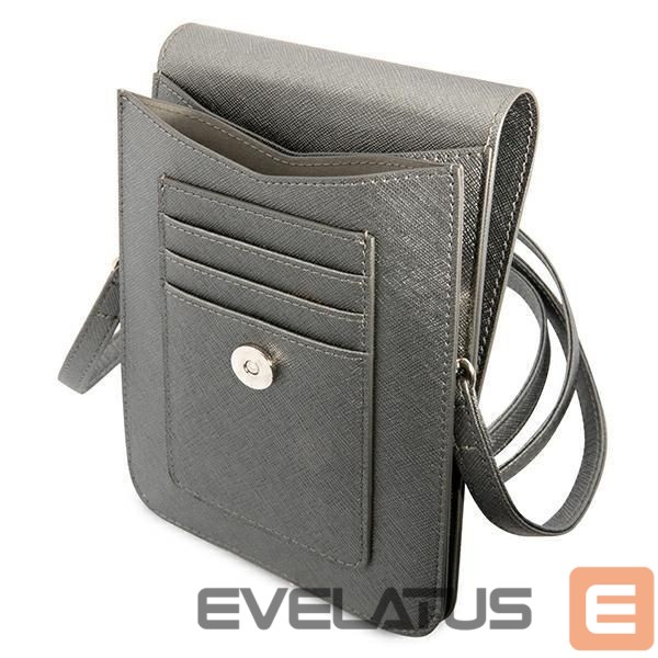 Universaal spordiümbris Guess Guess Handbag GUWBSATMGR gray / gray Saffiano Triangle