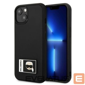 Tagakaaned Karl Lagerfeld  Karl Lagerfeld Ikonik Patch Case for iPhone 13 - Black 
