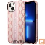 Tagakaaned Karl Lagerfeld  Karl Lagerfeld KLHCP14MHKLSPCP iPhone 14 Plus 6.7 "hardcase pink / pink Mono Vertical Stripe 