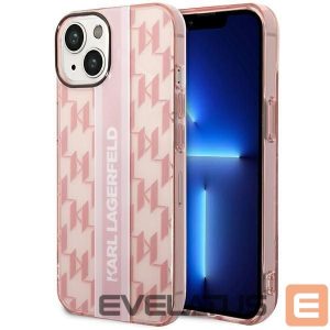 Tagakaaned Karl Lagerfeld  Karl Lagerfeld KLHCP14MHKLSPCP iPhone 14 Plus 6.7 "hardcase pink / pink Mono Vertical Stripe 