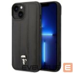 Tagakaaned Karl Lagerfeld  Karl Lagerfeld Puffy Ikonik Pin Case for iPhone 14 Plus - Black 