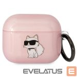 Tagakaaned Karl Lagerfeld  Karl Lagerfeld KLA3HNCHTCP Airpods 3 cover pink/pink Ikonik Choupette 