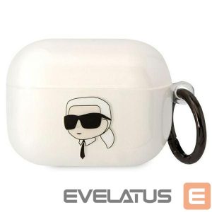 Tagakaaned Karl Lagerfeld  Karl Lagerfeld KLAPHNIKTCT AirPods Pro cover transparent Karl`s Head 