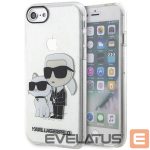 Tagakaaned Karl Lagerfeld  Karl Lagerfeld KLHCI8HNKCTGT iPhone 7/8/ SE 2020 / SE 2022 transparent hardcase Gliter Karl&Choupette 