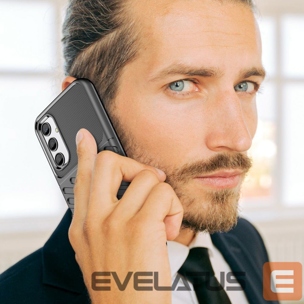 Tagakaaned Hurtel Thunder Case case for Samsung Galaxy A24 4G silicone armor case black