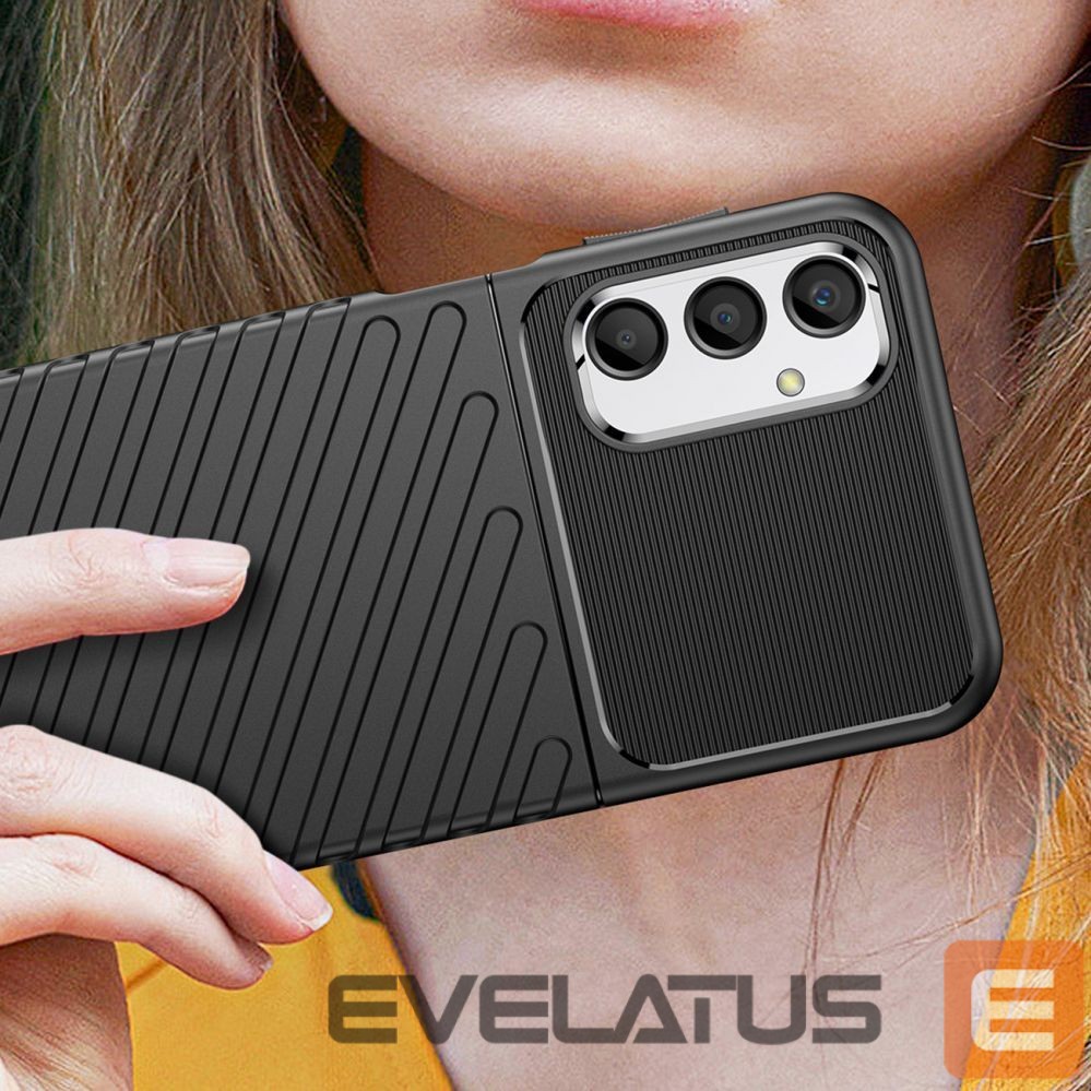 Tagakaaned Hurtel Thunder Case case for Samsung Galaxy A24 4G silicone armor case black