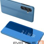 Tagakaaned Hurtel  Clear View Case cover for Samsung Galaxy A24 4G flip cover blue 