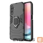 Tagakaaned Hurtel  Ring Armor case for Samsung Galaxy A24 4G armored cover magnetic holder ring black 