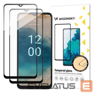 Kaitseklaasid Wozinsky - Wozinsky Full Glue Tempered Glass 2x Tempered Glass For Nokia G22 9H Full Screen Full Cover With Black Frame 