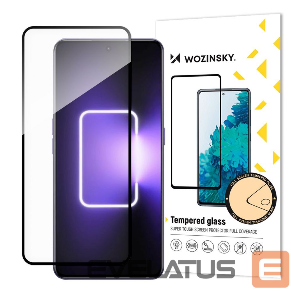 Kaitseklaasid Wozinsky Wozinsky Full Glue Tempered Glass Tempered Glass For Realme GT Neo 5 / Realme GT3 9H Full Screen Cover With Black Frame