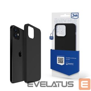 Tagakaaned 3MK - 3mk Silicone Case for iPhone 12 mini - black 