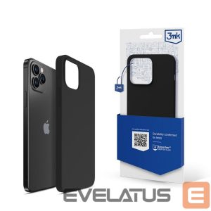 Tagakaaned 3MK - 3mk Silicone Case for iPhone 12 Pro Max - black 