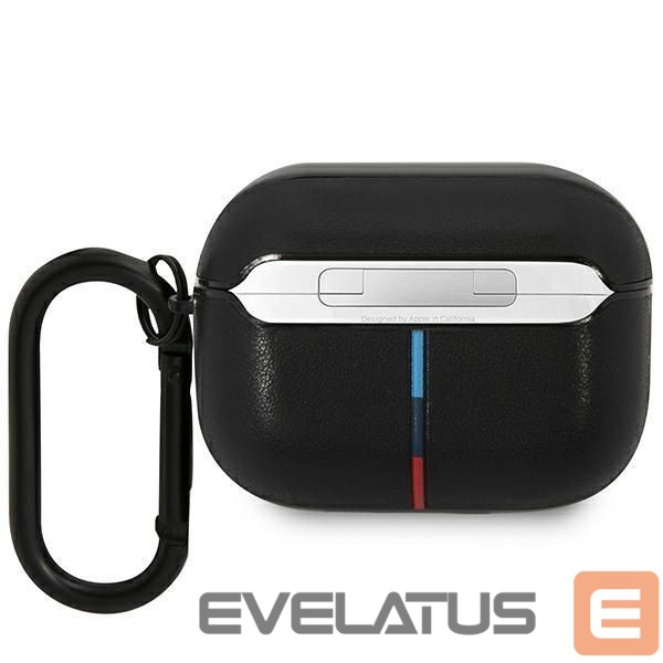 Tagakaaned BMW BMW BMAP22PVTK AirPods Pro cover black/black Leather Curved Line