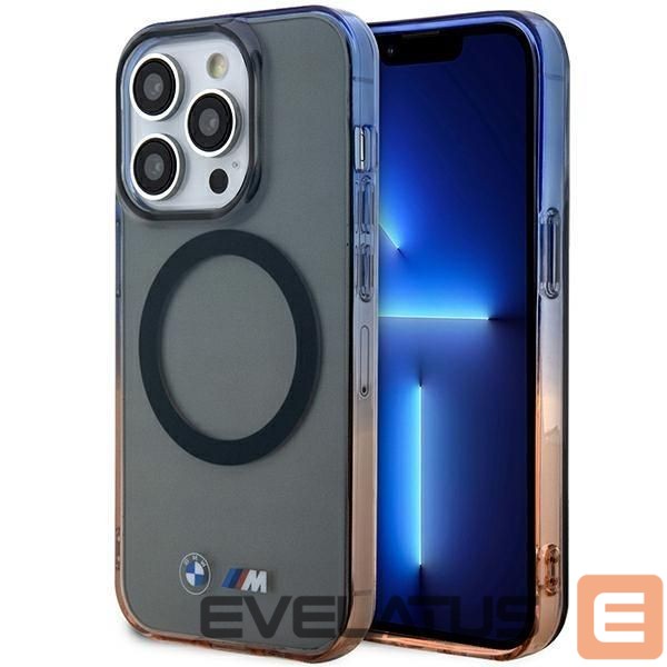 Tagakaaned BMW Case BMW BMHMP14LHTGE iPhone 14 Pro 6.1" grey/grey hardcase Gradient Bumper MagSafe