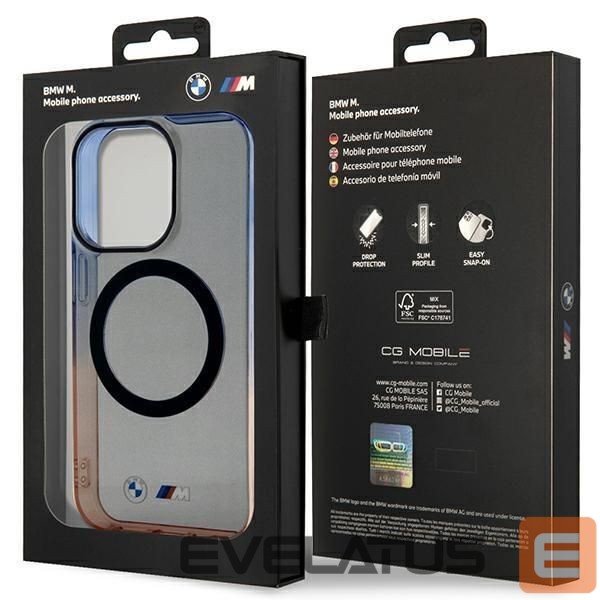 Tagakaaned BMW Case BMW BMHMP14LHTGE iPhone 14 Pro 6.1" grey/grey hardcase Gradient Bumper MagSafe