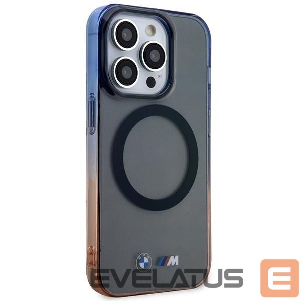 Tagakaaned BMW Case BMW BMHMP14LHTGE iPhone 14 Pro 6.1" grey/grey hardcase Gradient Bumper MagSafe