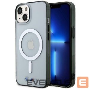 Tagakaaned BMW  BMW Silver Ring MagSafe case for iPhone 14 Plus - transparent 