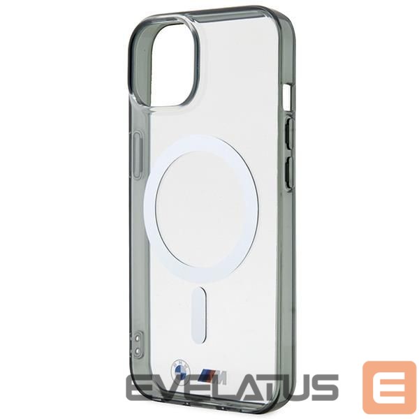Tagakaaned BMW BMW Silver Ring MagSafe case for iPhone 14 Plus - transparent