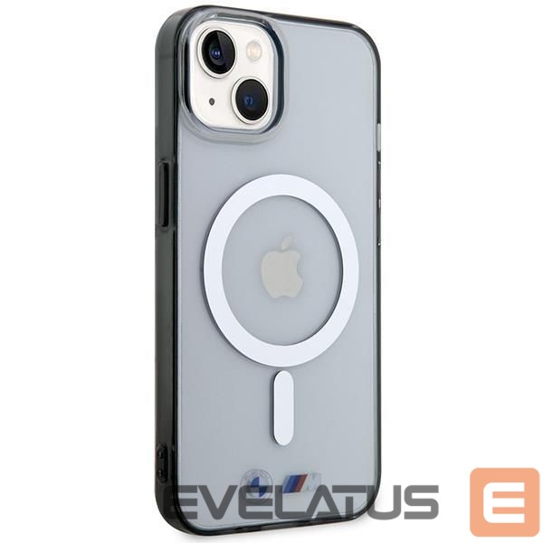 Tagakaaned BMW BMW Silver Ring MagSafe case for iPhone 14 Plus - transparent