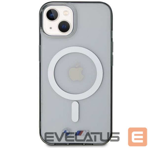 Tagakaaned BMW BMW Silver Ring MagSafe case for iPhone 14 Plus - transparent