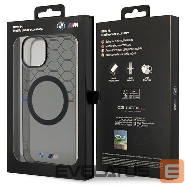 Tagakaaned BMW BMW Pattern MagSafe case for iPhone 14 Plus - gray