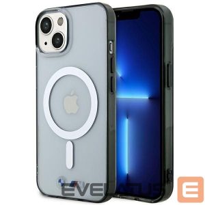 Tagakaaned BMW  BMW BMHMP14SHCRS iPhone 14 6.1" case transparent hardcase Silver Ring MagSafe 