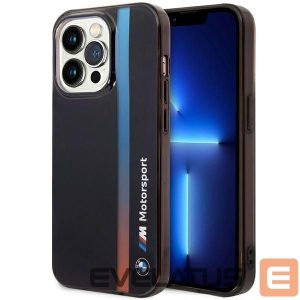 Tagakaaned BMW  Case BMW BMHCP14L22HVGV iPhone 14 Pro 6.1" black/black IML Tricolor Stripe 