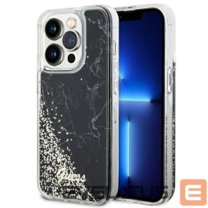 Tagakaaned Guess  Guess GUHCP14LLCSGSGK iPhone 14 Pro 6.1" black/black hardcase Liquid Glitter Marble 
