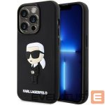 Tagakaaned Karl Lagerfeld  Karl Lagerfeld KLHCP14L3DRKINK iPhone 14 Pro 6.1" black/black hardcase Rubber Ikonik 3D 