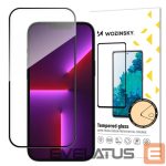 Kaitseklaasid Wozinsky  Wozinsky Full Glue iPhone 15 Plus Case Friendly Full Glue Tempered Glass with Frame - Black 