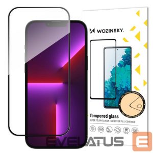 Kaitseklaasid Wozinsky  Super Durable Full Screen Tempered Glass with Frame Case Friendly Wozinsky Full Glue iPhone 15 - Black 