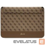 Tagakaaned Guess  Guess 4G Stripe Metal Logo case for a 14" laptop - brown 