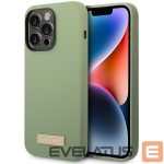 Tagakaaned Guess  Guess Silicone Logo Plate MagSafe case for iPhone 14 Pro Max - green 