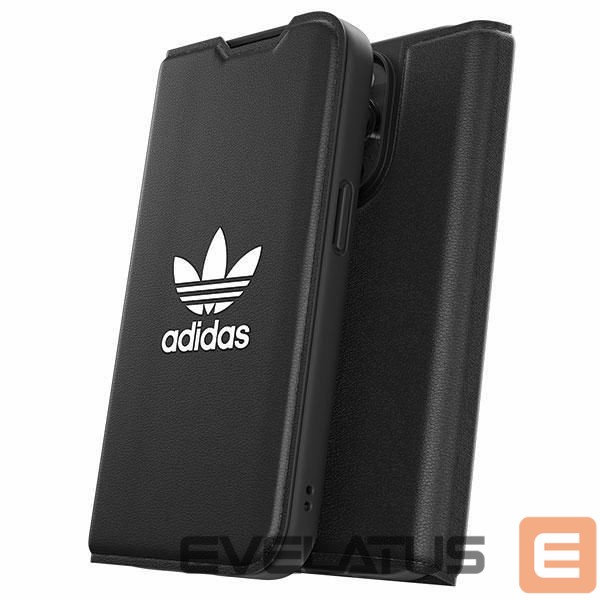 Tagakaaned Adidas Adidas OR Booklet Case BASIC iPhone 14 Pro 6.1" black/black white 50182