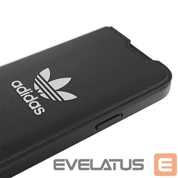 Tagakaaned Adidas Adidas OR Booklet Case BASIC iPhone 14 Pro 6.1" black/black white 50182