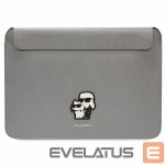 Tagakaaned Karl Lagerfeld  Karl Lagerfeld Saffiano Karl&Choupette case for a 14" laptop - silver 
