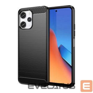 Tagakaaned Hurtel  Flexible carbon pattern case for Xiaomi Redmi 12 Carbon Case - black 