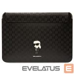 Tagakaaned Karl Lagerfeld  Karl Lagerfeld Saffiano Monogram Ikonik case for a 16" laptop - black 
