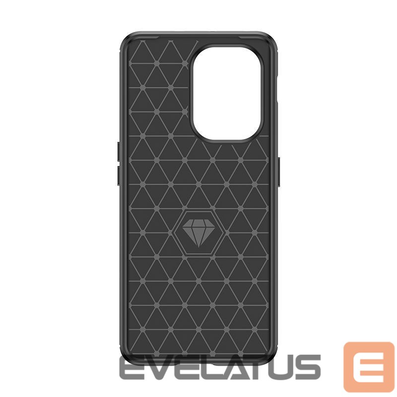 Tagakaaned Hurtel - Carbon Case silicone case for OnePlus Ace 2V/OnePlus Nord 3 - black