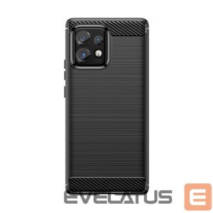 Tagakaaned Hurtel  Carbon Case silicone case for Motorola Edge 40 Pro - black 