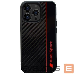 Tagakaaned Audi  Audi Carbon Fiber Stripe iPhone 13 Pro Max 6.7" black/black hardcase AUS-TPUPCIP13PM-R8/D1-BK
