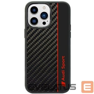 Tagakaaned Audi  Audi Carbon Fiber Stripe iPhone 14 Pro Max 6.7" black/black hardcase AUS-TPUPCIP14PM-R8/D1-BK