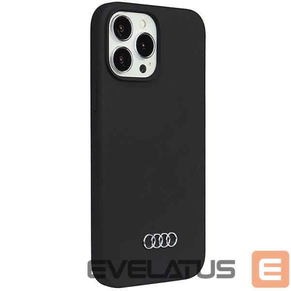 Tagakaaned Audi Audi Silicone Case iPhone 13 Pro Max 6.7" black/black hardcase AU-LSRIP13PM-Q3/D1-BK
