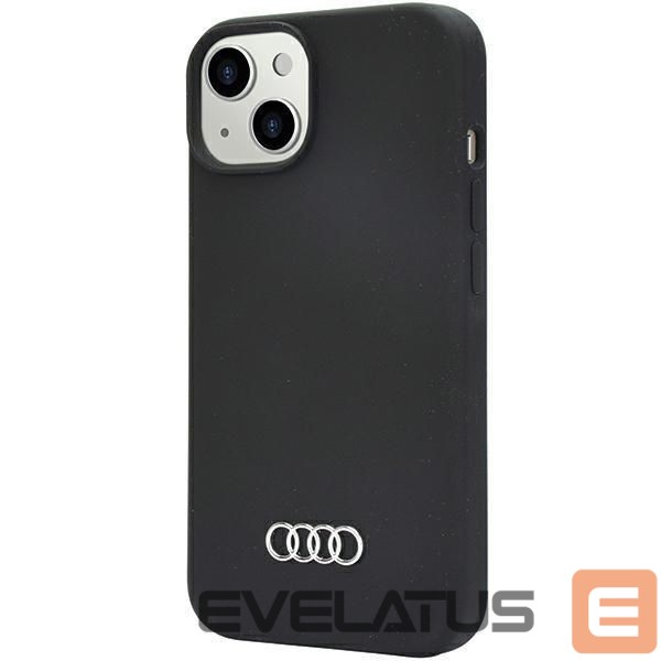 Tagakaaned Audi Audi Silicone Case iPhone 14 6.1" black/black hardcase AU-LSRIP14-Q3/D1-BK
