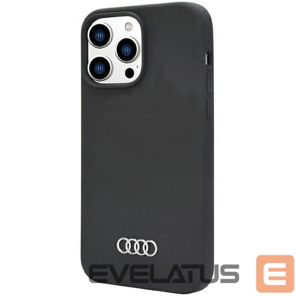 Tagakaaned Audi Audi Silicone Case iPhone 14 Pro Max 6.7" black/black hardcase AU-LSRIP14PM-Q3/D1-BK