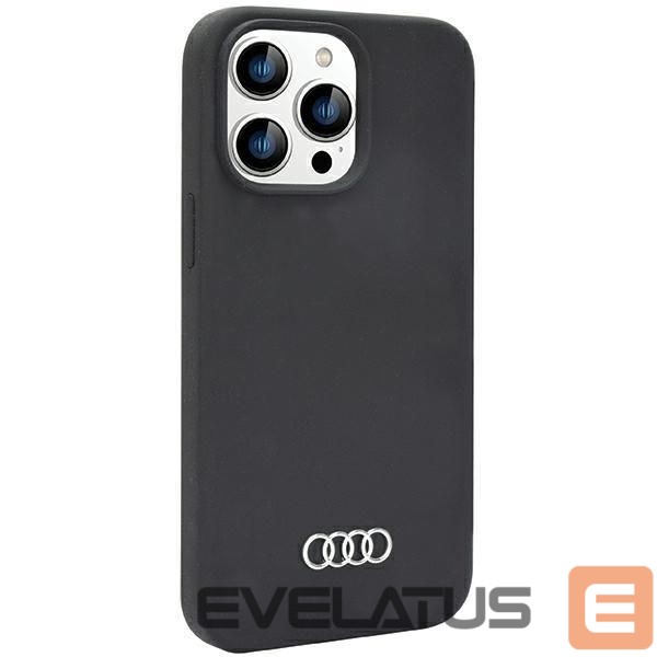 Tagakaaned Audi Audi Silicone Case iPhone 14 Pro Max 6.7" black/black hardcase AU-LSRIP14PM-Q3/D1-BK