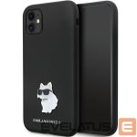 Tagakaaned Karl Lagerfeld  Karl Lagerfeld KLHCN61SMHCNPK case for iPhone 11 / Xr - black Silicone C Metal Pin 